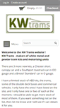 Mobile Screenshot of kwtrams.co.uk